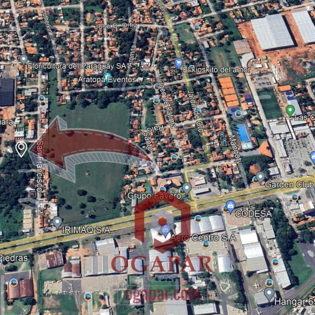 Vendo terreno en Luque Zona Exclusiva Loma merlo a pasos de Aeropuerto y shopping Madero 12, 58 x36