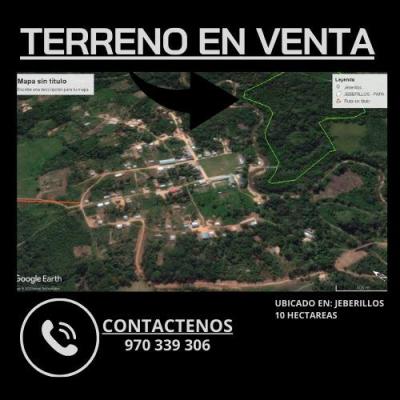 VENTA DE TERRENO EN YURIMAGUAS - JEBERILLOS