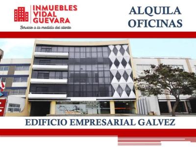 ALQUILER OFICINA IMPLEMENTADA DE 81.50 M2 EN EDIFICIO GALVEZ - SAN ISIDRO