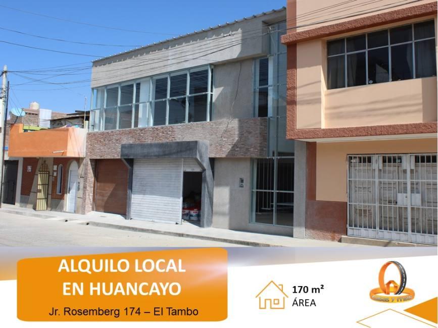 ALQUILO EXCELENTE LOCAL COMERCIAL EN EL TAMBO, HUANCAYO