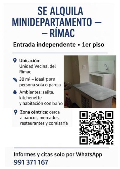 Minidepa en Rimac primer piso