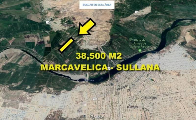 REMATO TERRENO DE 38,400 M2 EN MARCAVELICA SULLANA