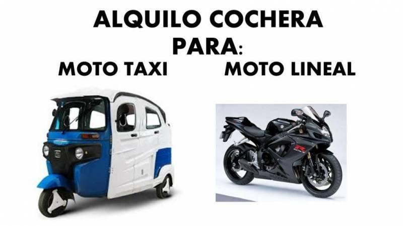 Alquilo Cochera para motos San Juan de Miraflores