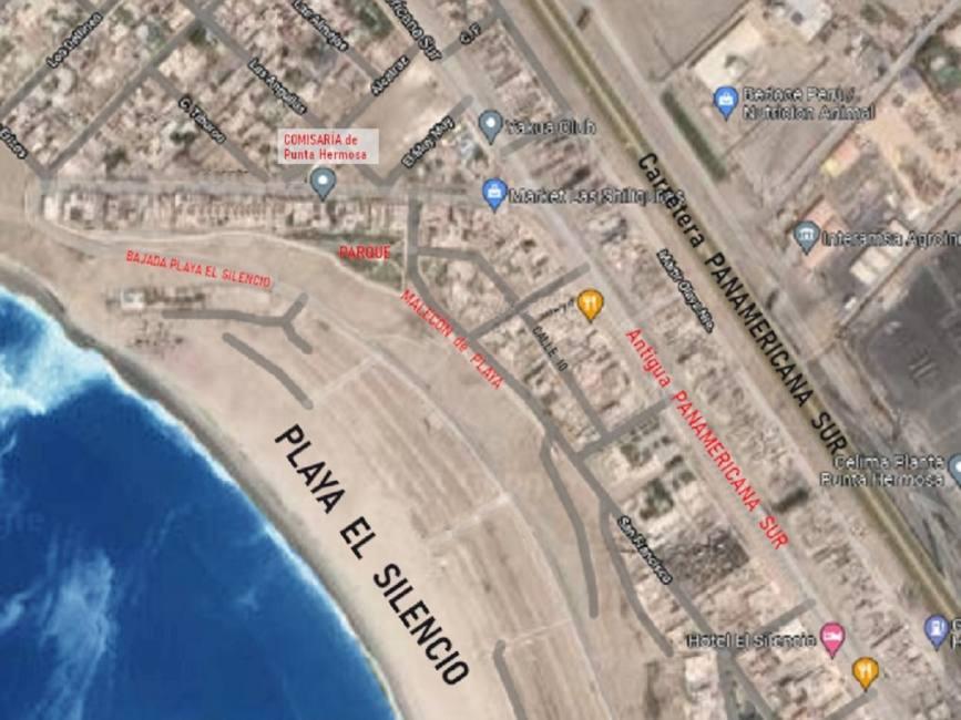 Playa El Silencio Venta De Terreno 201 M² - 1ra. Fila Con 2 Frentes (inscrito En Sunarp)