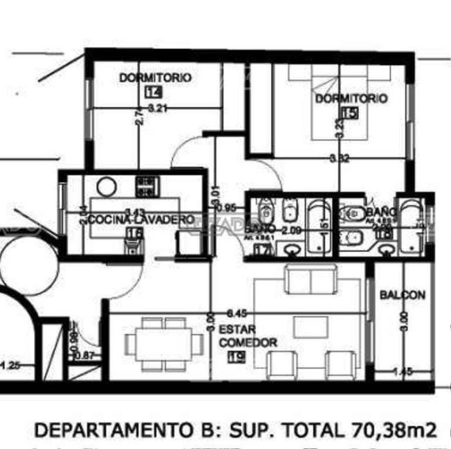 Departamento 2 dormitorios en venta en Caballito, Ciudad de Buenos Aires