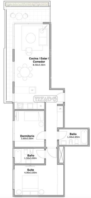 Departamento 2 dormitorios en venta en Florida, Vicente Lopez