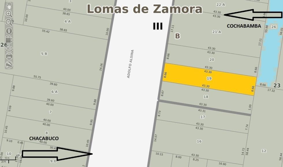 Terreno en venta en Banfield, Lomas de Zamora