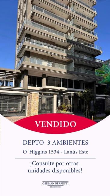 Departamento 2 dormitorios en venta en Lanus Este, Lanus