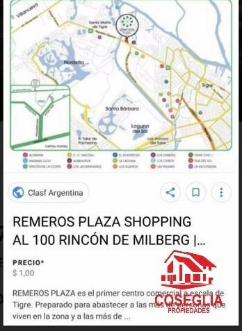 Local en venta en Rincon de Milberg, Tigre