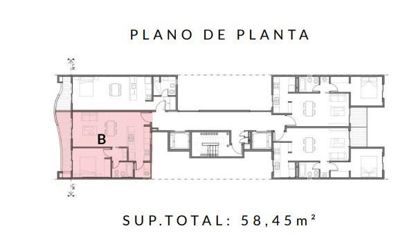 Departamento 1 dormitorios en venta en La Plata, La Plata