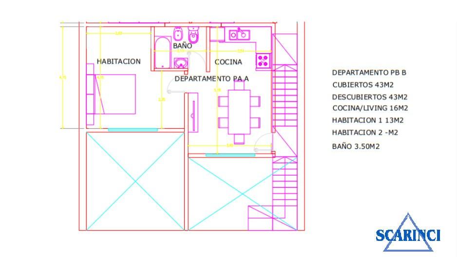 Departamento 1 dormitorios en venta en Villa Lynch, San Martin