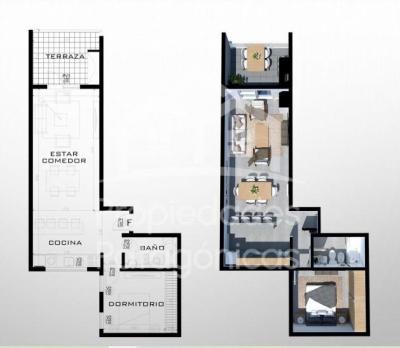 Departamento 1 dormitorios en venta en Centro de Bariloche, Bariloche