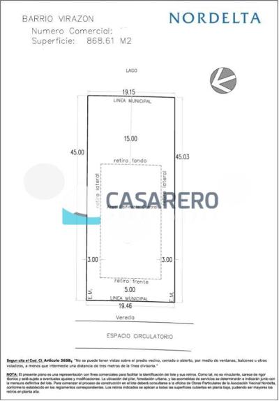 Terreno en venta en Nordelta, Tigre