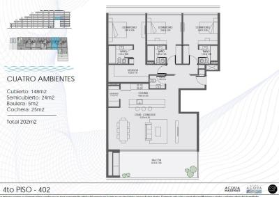 Departamento en venta en Nordelta, Tigre