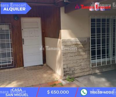 Casa 2 dormitorios en alquiler en San Miguel