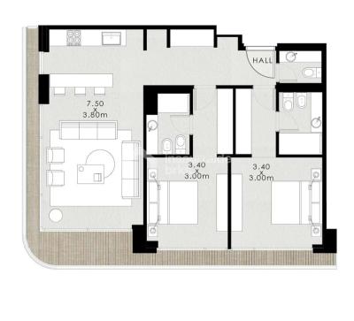Departamento 2 dormitorios en venta en Nordelta, Tigre
