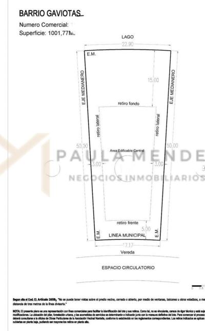 Terreno en venta en Nordelta, Tigre