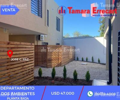 Departamento 1 dormitorios en venta en Jose C Paz