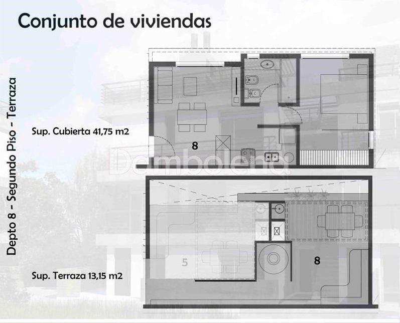 Departamento 1 dormitorios en venta en Castelar, Moron