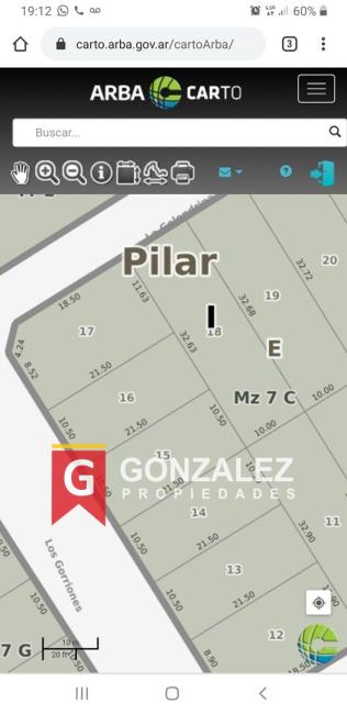 Terreno en venta en Pilar Centro, Pilar
