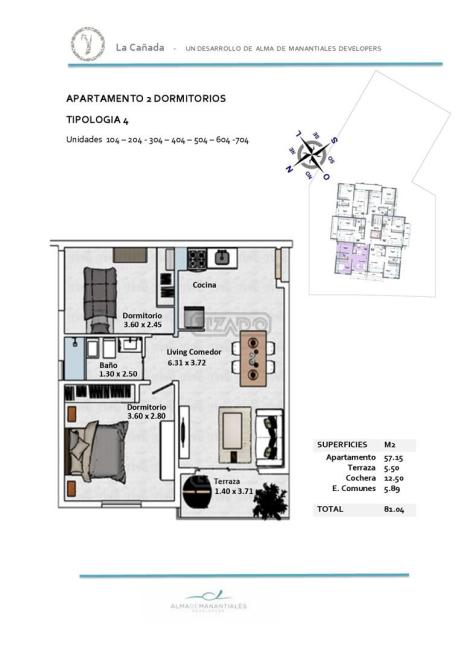 Departamento 1 dormitorios en venta en Punta del Este, Punta del Este