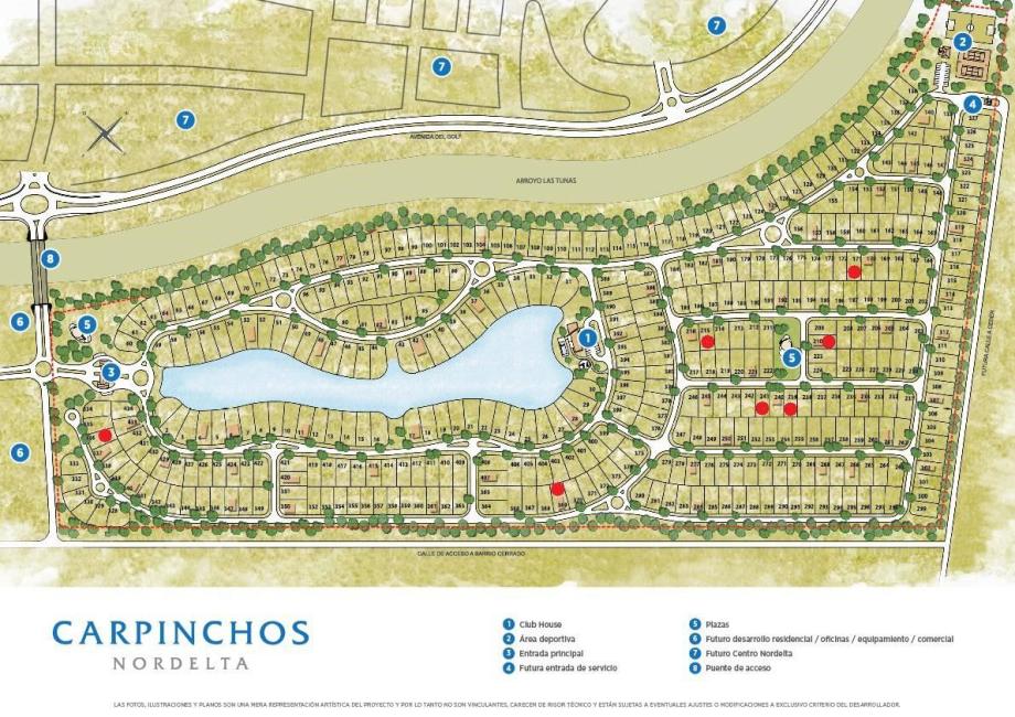 Terreno en venta en Carpinchos, Nordelta