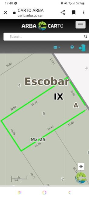 Terreno en venta en Garin, Escobar