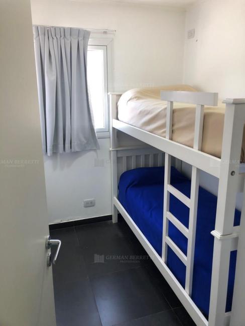 Departamento 1 dormitorios en alquiler temporario en Mar Azul