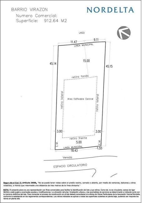 Terreno en venta en Nordelta, Tigre