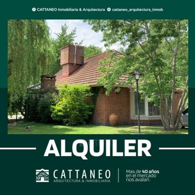 Casa 3 dormitorios en alquiler temporario en La Martona, Cañuelas