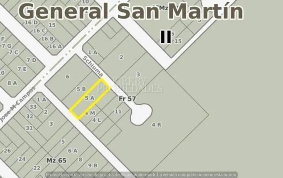 Terreno en venta en San Andres, San Martin