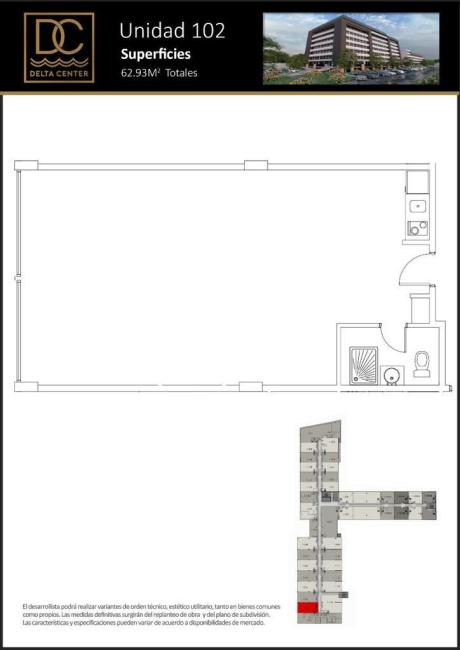 Departamento 1 dormitorios en venta en Rincon de Milberg, Tigre