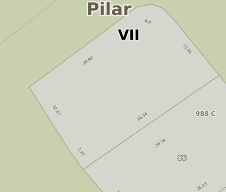 Terreno en venta en La Cañada de Pilar, Pilar