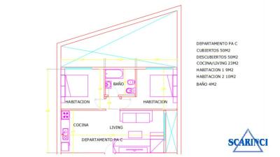 Departamento 1 dormitorios en venta en Villa Lynch, San Martin