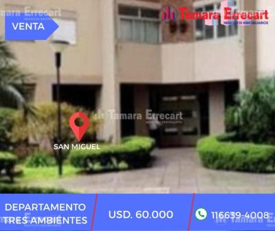 Departamento 2 dormitorios en venta en San Miguel