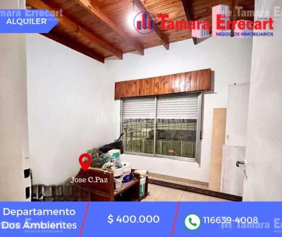 Departamento 1 dormitorios en alquiler en Jose C Paz