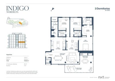 Departamento 2 dormitorios en alquiler en Nordelta, Tigre