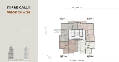 Departamento 2 dormitorios en venta en Abasto, Ciudad de Buenos Aires