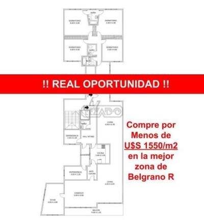 Departamento 4 dormitorios en venta en Belgrano, Ciudad de Buenos Aires