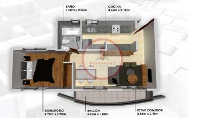 Departamento en venta en La Plata