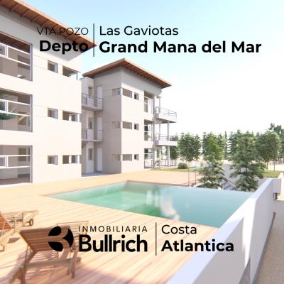 Departamento 1 dormitorios en venta en Las Gaviotas