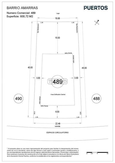 Terreno en venta en Amarras, Puertos