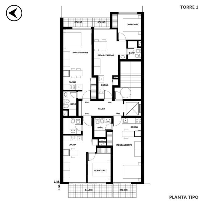 Departamento 1 dormitorio en venta, Corrientes y 3 de Febrero, Centro, Rosario