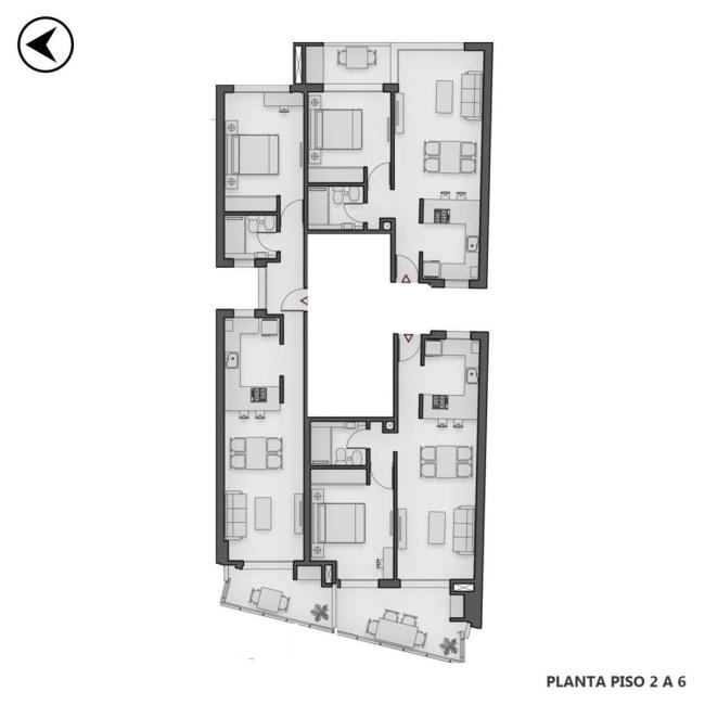 Departamento 1 dormitorio en venta, Ov. Lagos 1200, Lourdes, Rosario