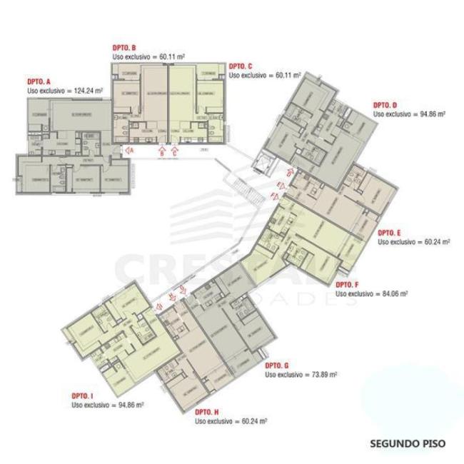 Departamento 2 dormitorios en venta, OCHO SAUCES - Torre 6 , Funes, Funes