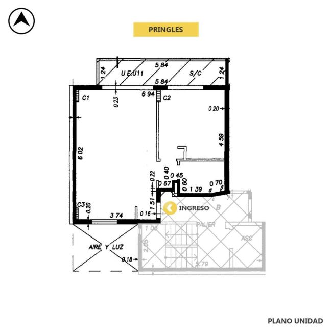 Departamento 1 dormitorio en venta, Crespo y Tucumán, Luis Agote, Rosario