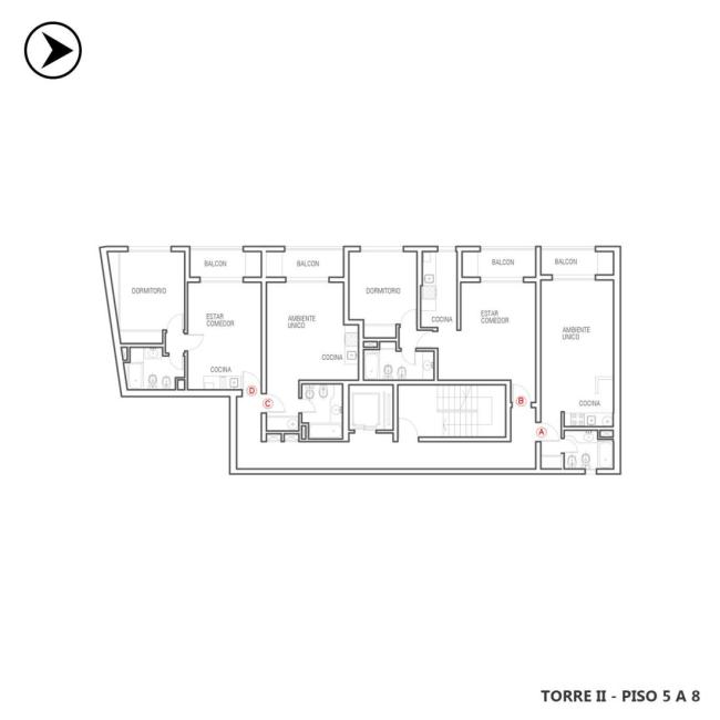 Departamento monoambiente en venta, Moreno y Salta, Parque España, Rosario