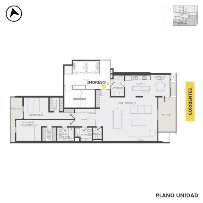 Departamento 2 dormitorios en venta, Único Parque España, Parque España, Rosario