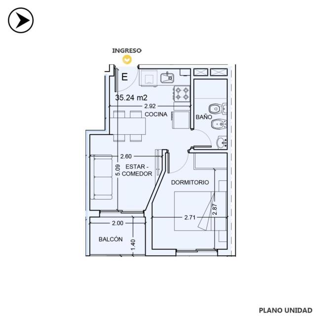 Departamento 1 dormitorio en venta, Balcarce y San Lorenzo, Parque España, Rosario