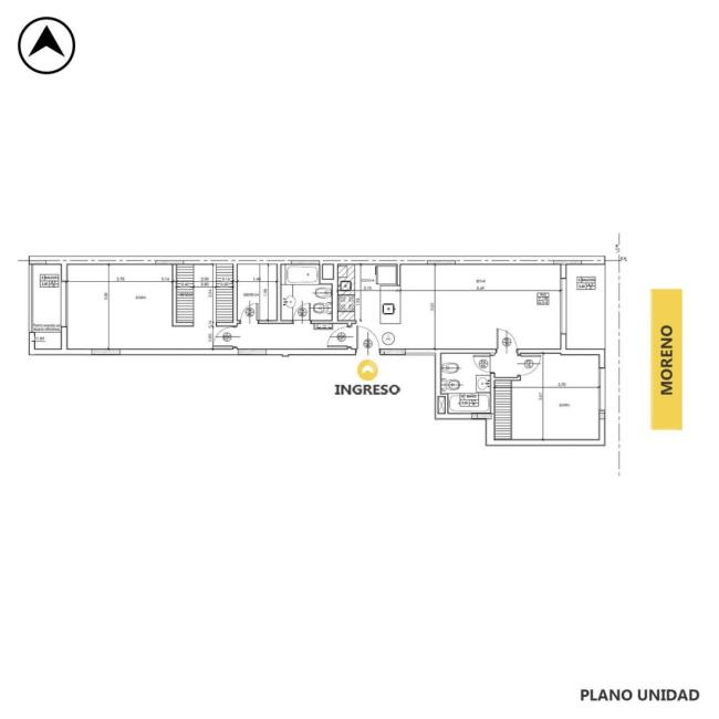 Departamento 2 dormitorios en venta, Moreno y Salta, Parque España, Rosario